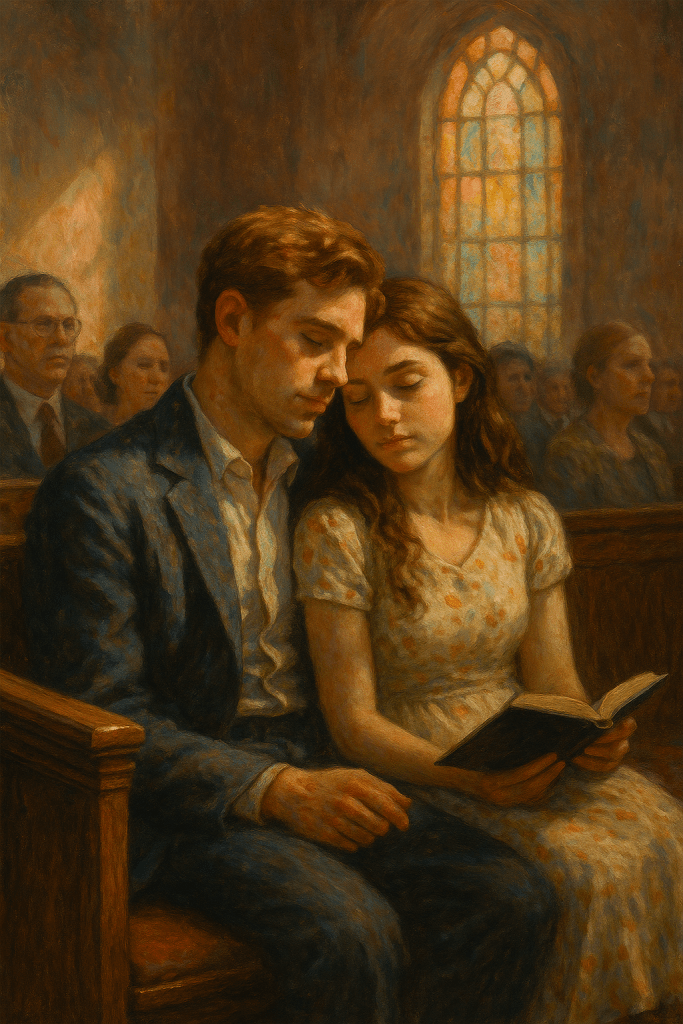 Lovers in church